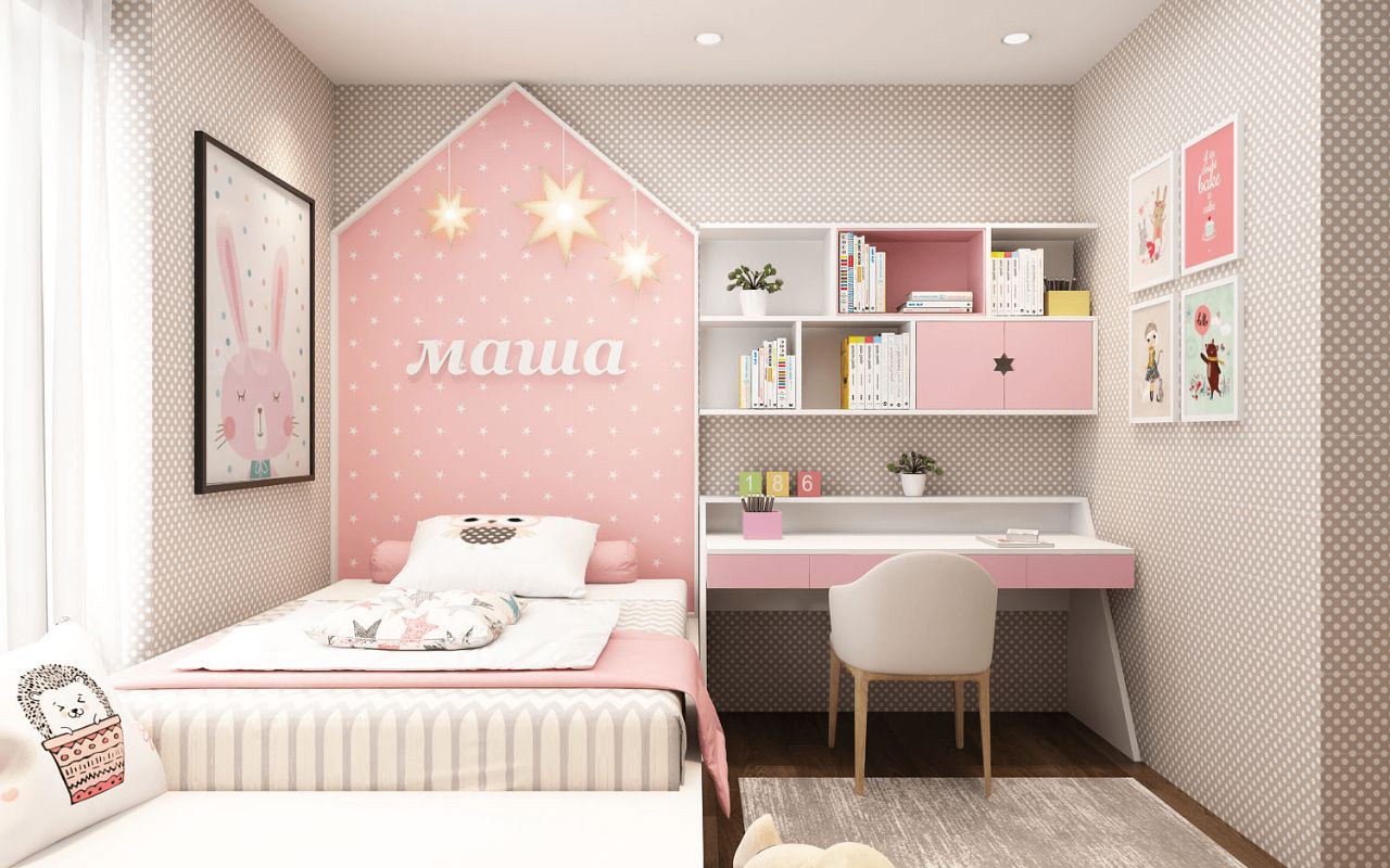 thiết kế phòng ngủ cho bé